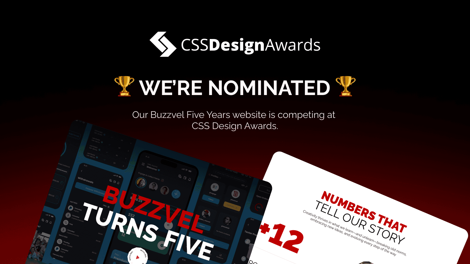 We’re nominated 🏆